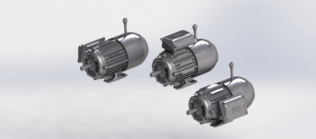 Nema W22制动电机Weg框架143T