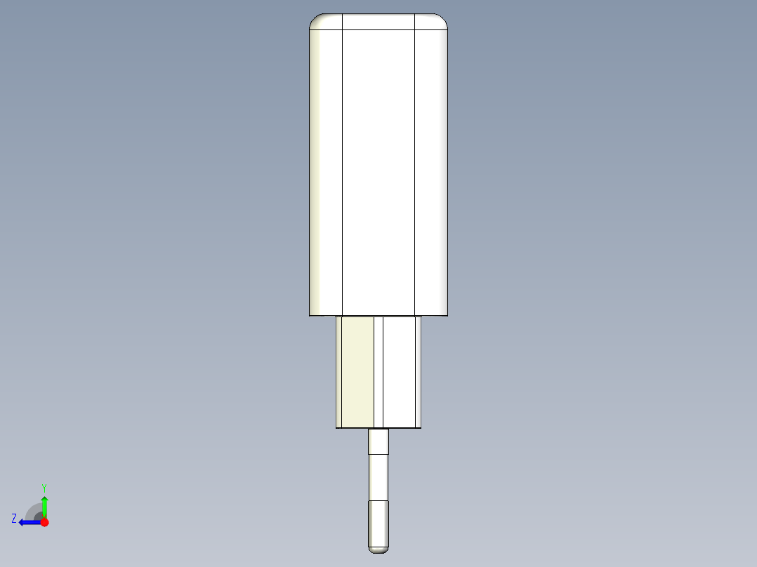 适配器高效连接解决方案的3d设计1快照1右视图