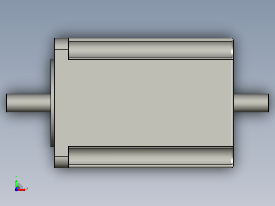 X镭赛步进前视图