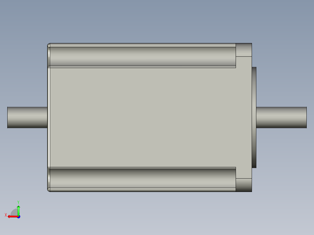 X镭赛步进后视图