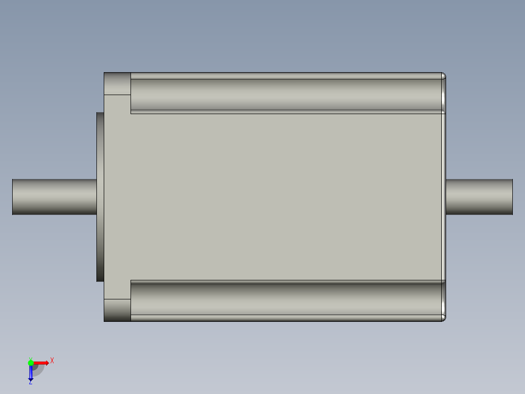 X镭赛步进俯视图