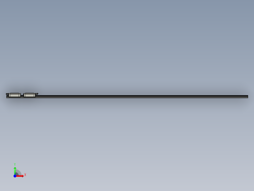 低组装型滑块标准型重载直线导轨LG2HL28-1360前视缩略图