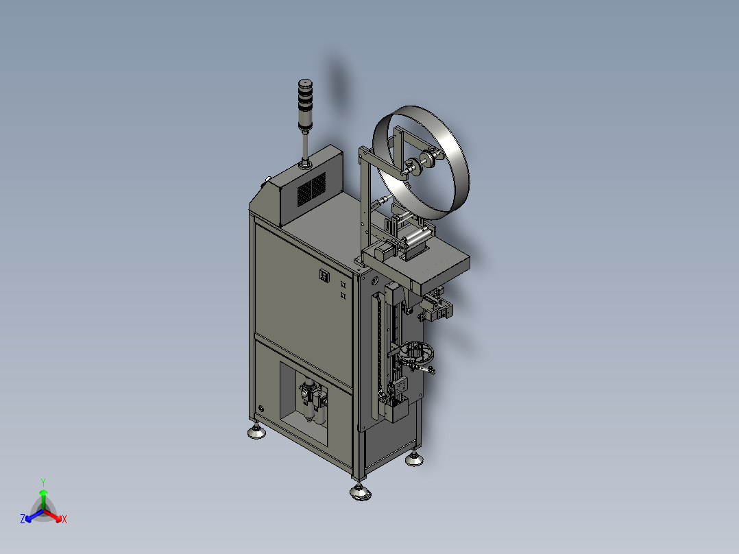 HLCY06-00-00-00套袋机总装主视图
