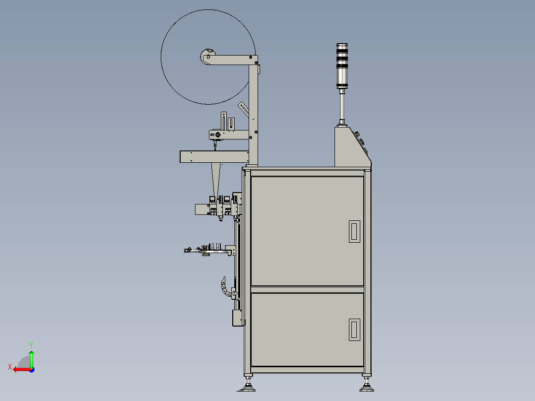 HLCY06-00-00-00套袋机总装后视图