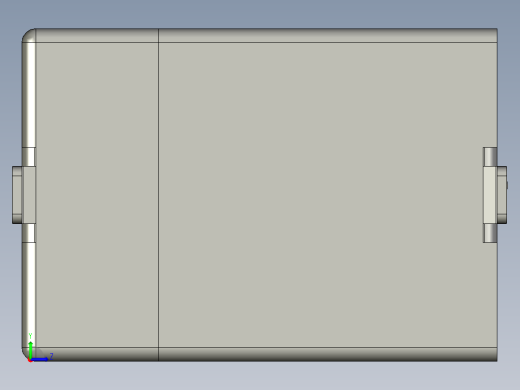 翻盖柜子锁免打孔外卖箱刷卡感应锁左视缩略图