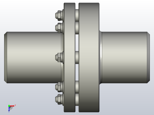 联轴器1俯视缩略图