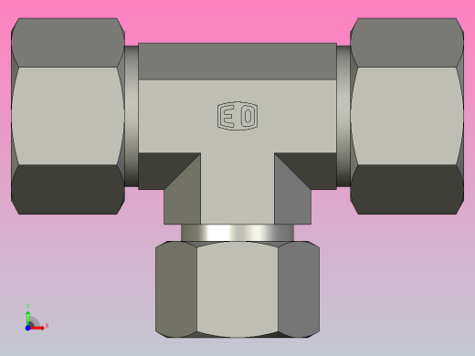 EO管接头三通异径管TR20 16 20SCF.igs前视缩略图