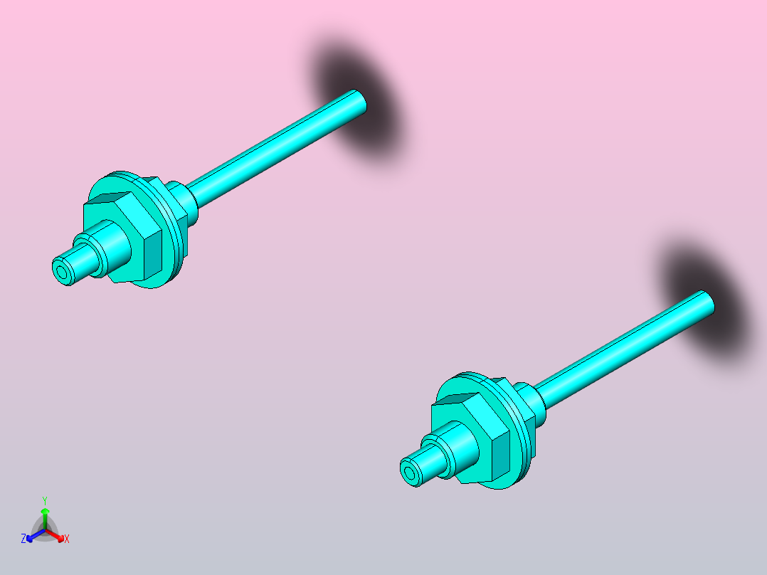 深浦光纤传感器 SP-278正等轴测图