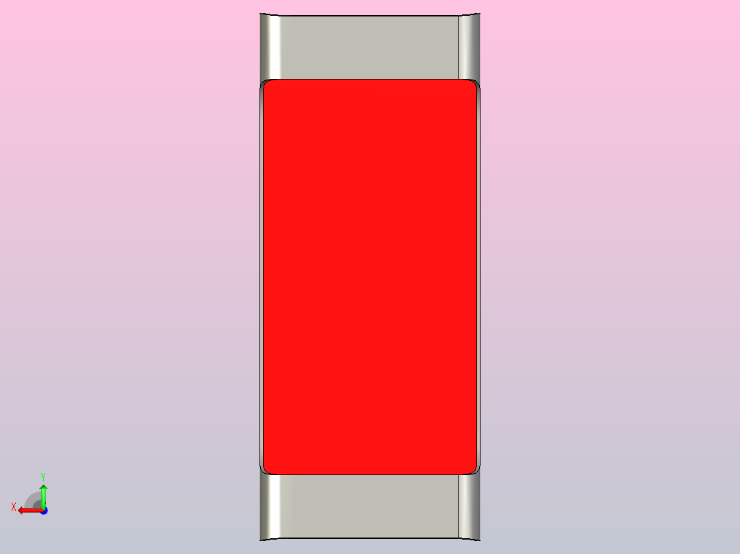 电脑主机模型2后视图
