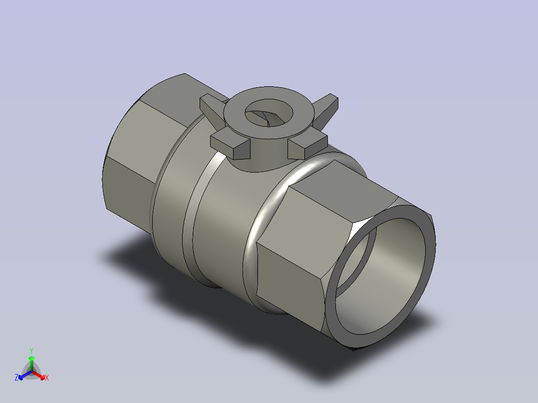 内丝活接-4分-304主视图
