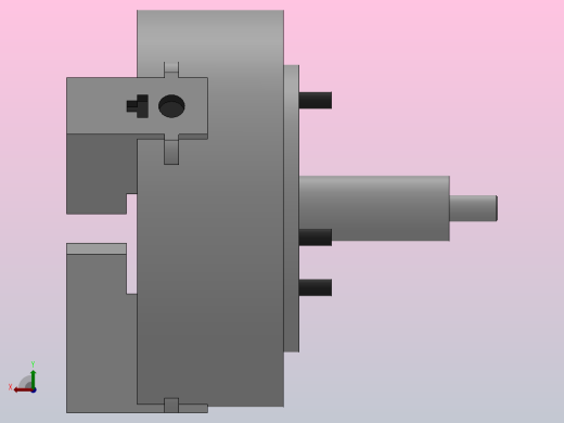 K56系列高速楔式动力卡盘[300]后视缩略图