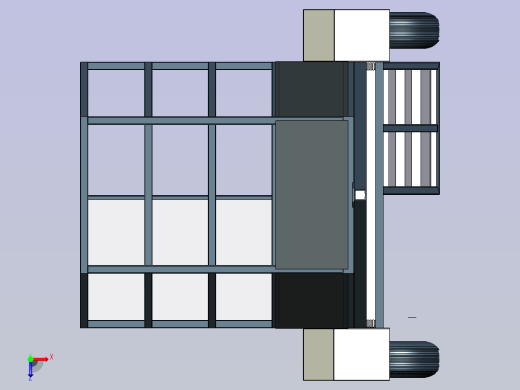 牛拖车俯视缩略图