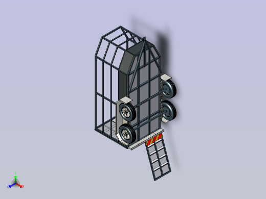 牛拖车正等轴测缩略图