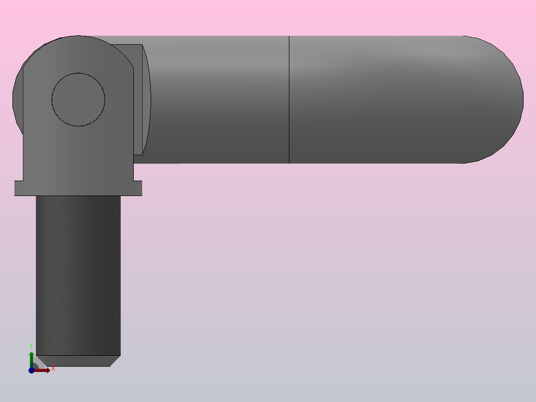 LS508拉手[LS508-55]折叠把手前视图