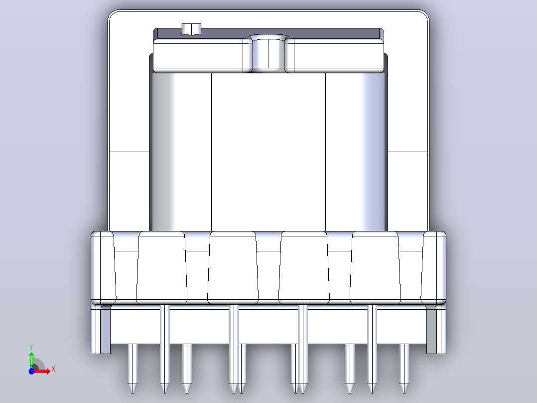 变压器铁氧体 PWM“S5”前视图