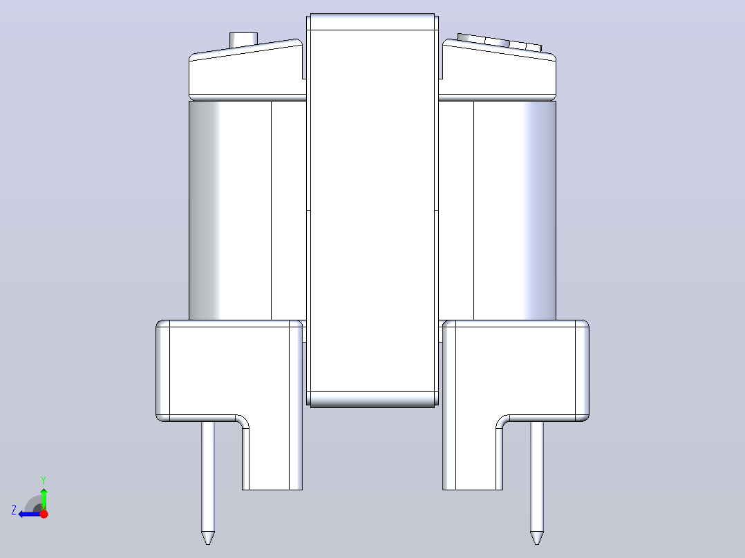 变压器铁氧体 PWM“S5”右视图