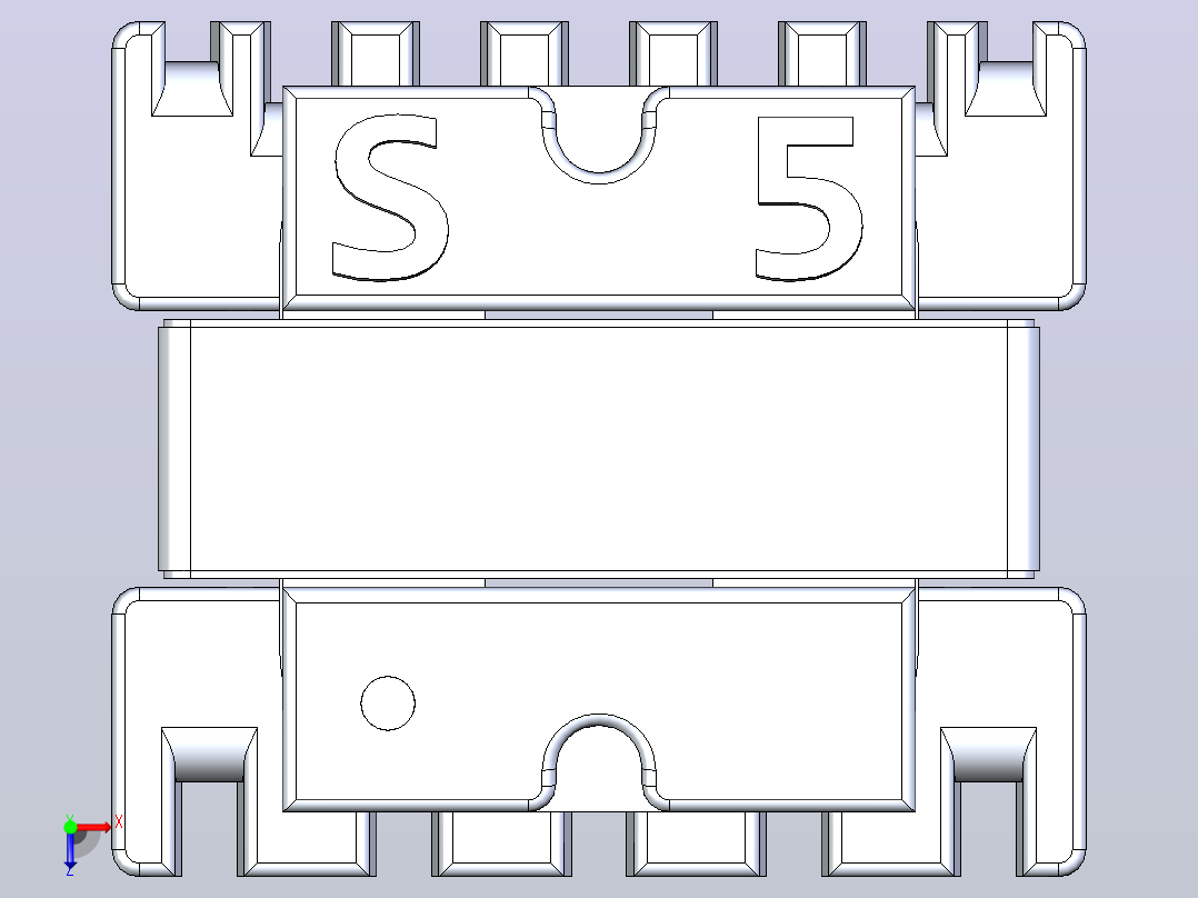 变压器铁氧体 PWM“S5”俯视图