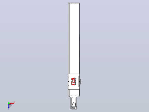 滚珠丝杠直线轴带导轨全封闭TPA-HCR-110D-1610C-L650-M-Y-P40-N3俯视缩略图