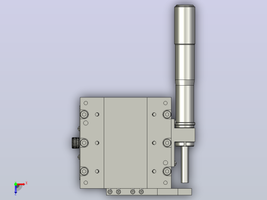 气动线性定位工作台MX80MT02C3D20X4系列俯视缩略图