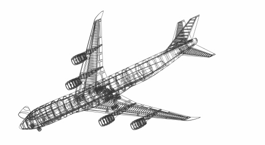 747-8F货机实体装配模型缩略图