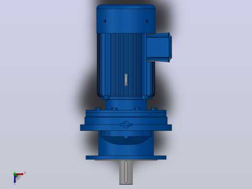 RXF127法兰轴伸式安装斜齿轮减速机RX127-Y15-4P-160L-M1-0°-Φ450俯视缩略图