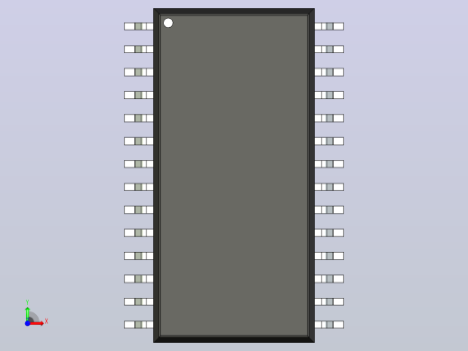 106x SOIC 封装（小外形集成电路）SOIC127P1210X305-28N前视缩略图