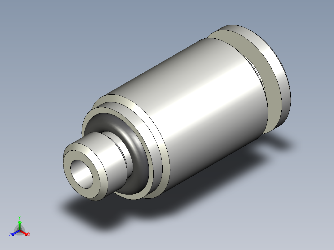 快插接头NPQM-DK-M5-Q4-P10正等轴测图