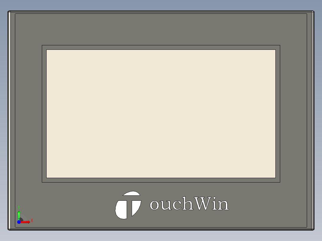 TouchWin-TG765S-MT触摸屏前视图