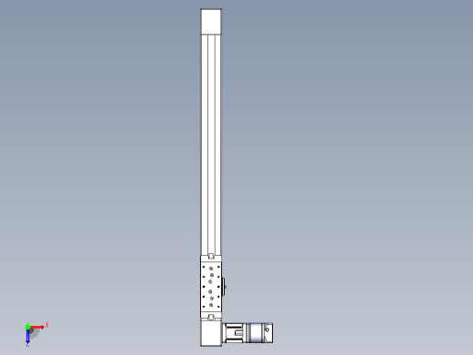 带式直线轴半闭式TPA-ONB-60-140-L650-DR-J60-N3俯视缩略图