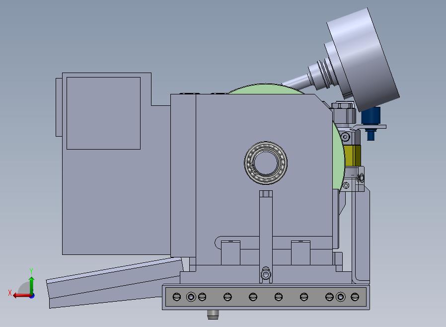 A62-油泵前壳体OP10夹具图后视图