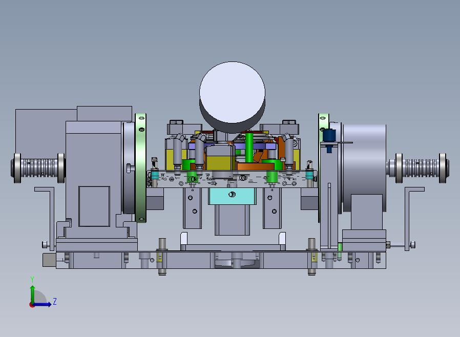 A62-油泵前壳体OP10夹具图左视图