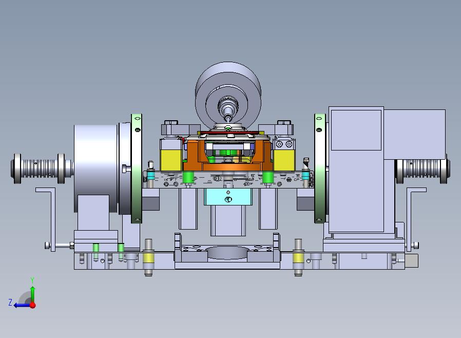 A62-油泵前壳体OP10夹具图右视图