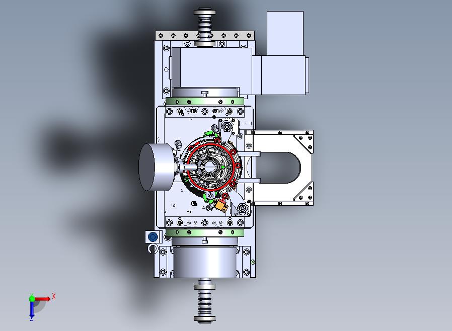 A62-油泵前壳体OP10夹具图俯视图