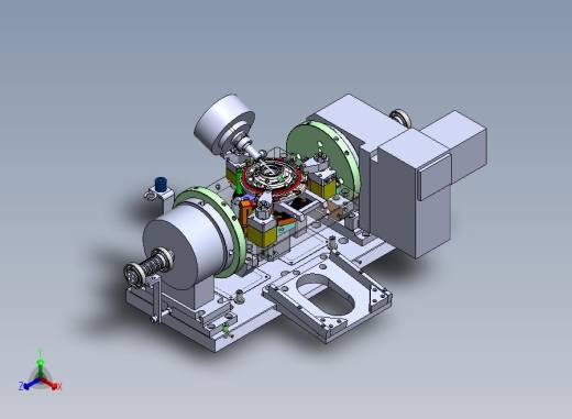 A62-油泵前壳体OP10夹具图正等轴测缩略图