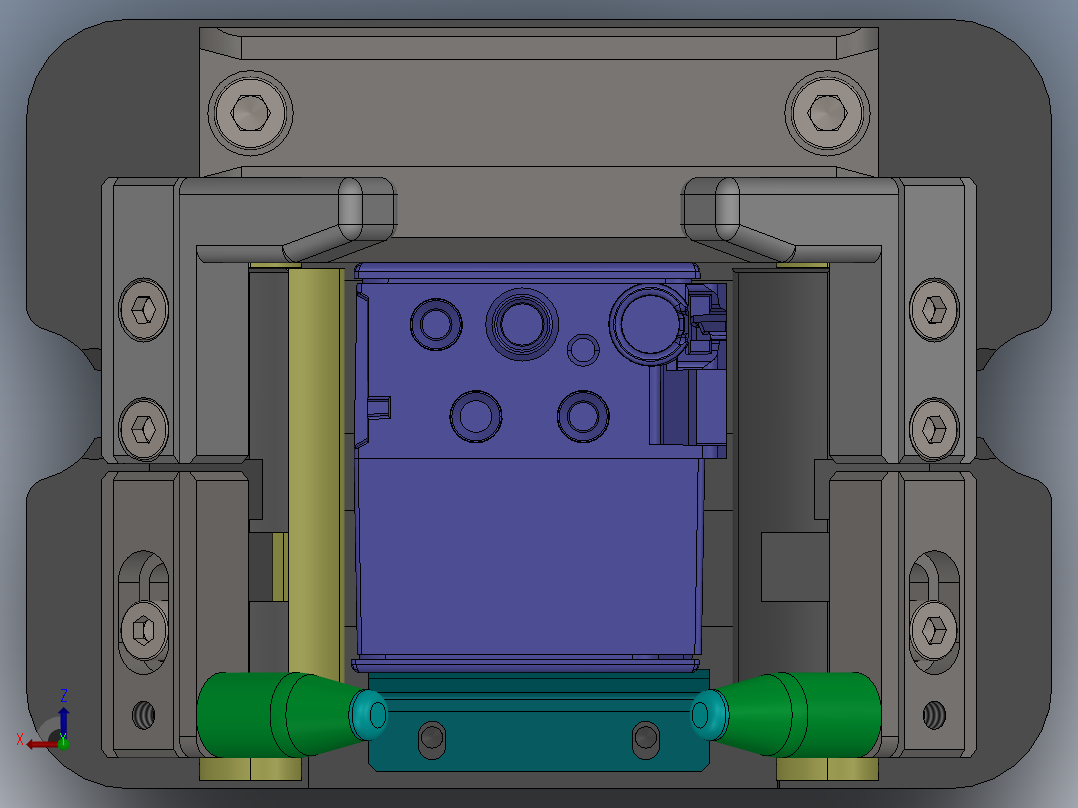 弹性离线双向侧夹居中定位sw17可编辑俯视图
