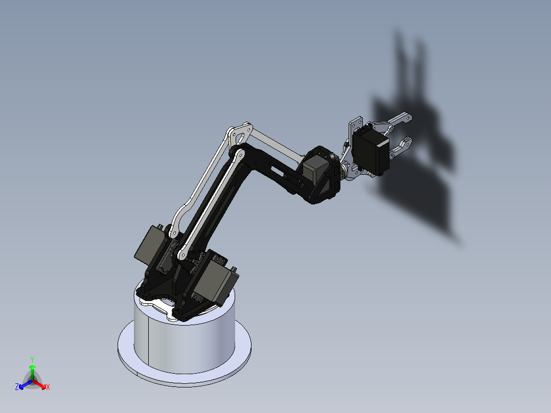 robotic arm v1正等轴测图
