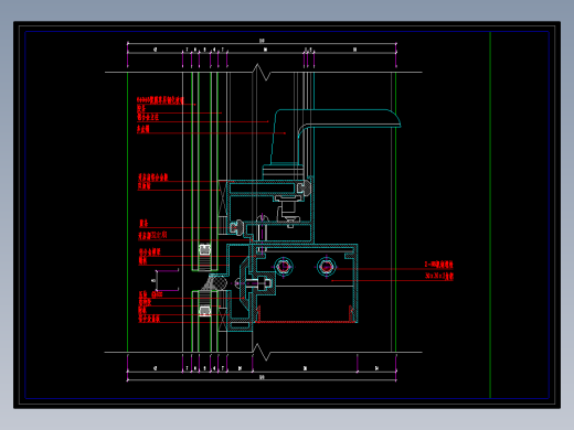 玻璃幕墙节点图8