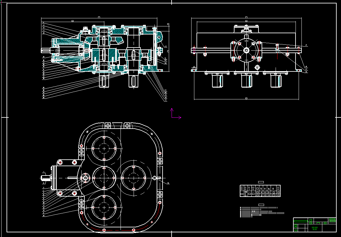 机械毕业设计-0017-立式二级圆锥圆柱齿轮减速器