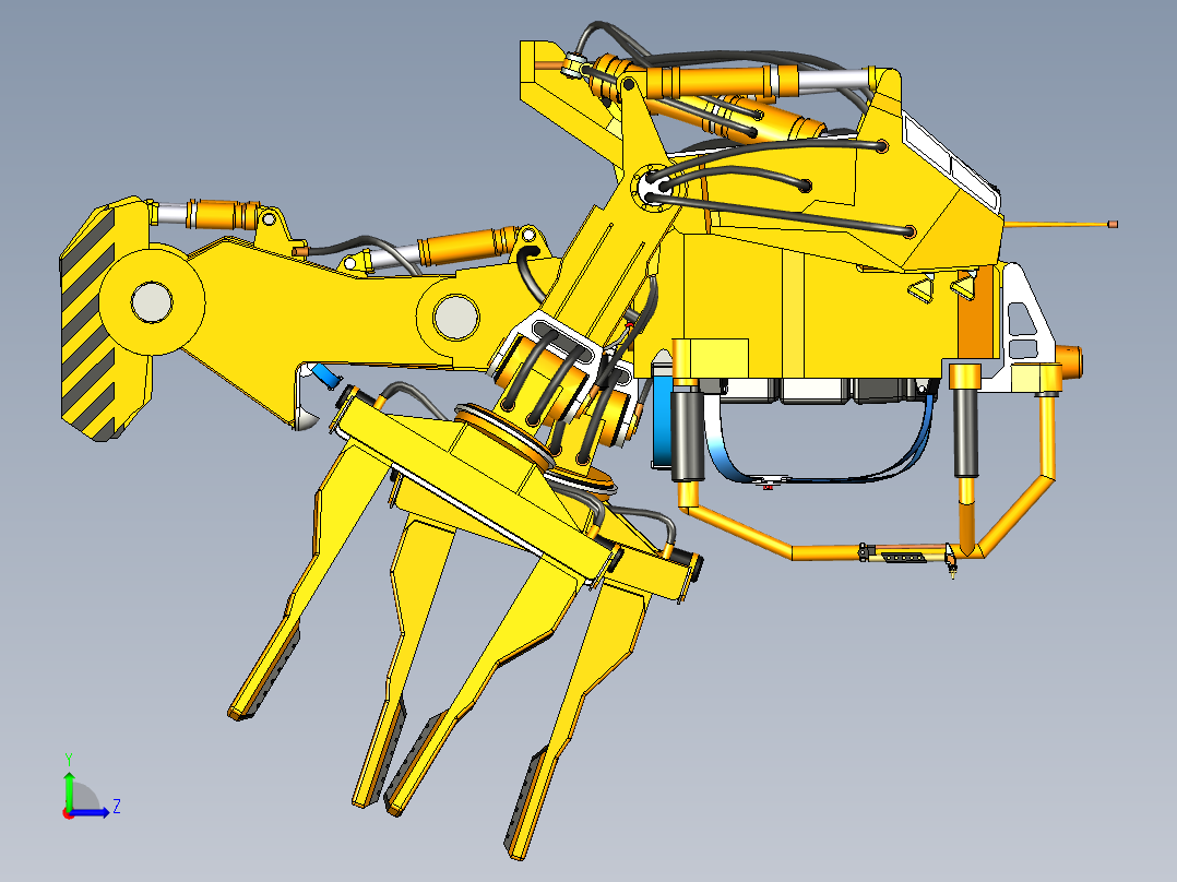 穿戴机械臂左视图
