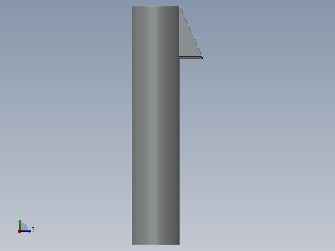 汽车 发动机3D模型左视图