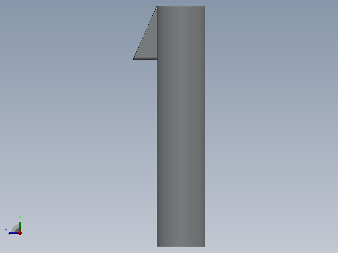 汽车 发动机3D模型右视图