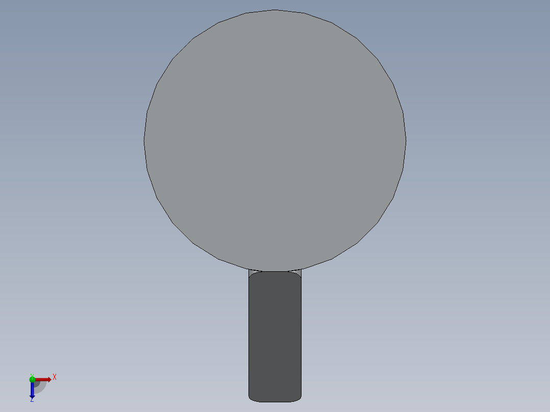 汽车 发动机3D模型俯视图