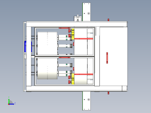自动化内外洗瓶机3D图纸h777 K145 非标自动化设备3D图纸3D模型左视缩略图