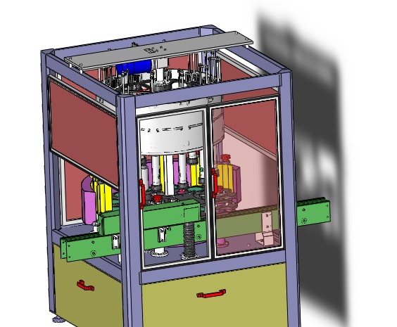 自动化内外洗瓶机3D图纸h777 K145 非标自动化设备3D图纸3D模型