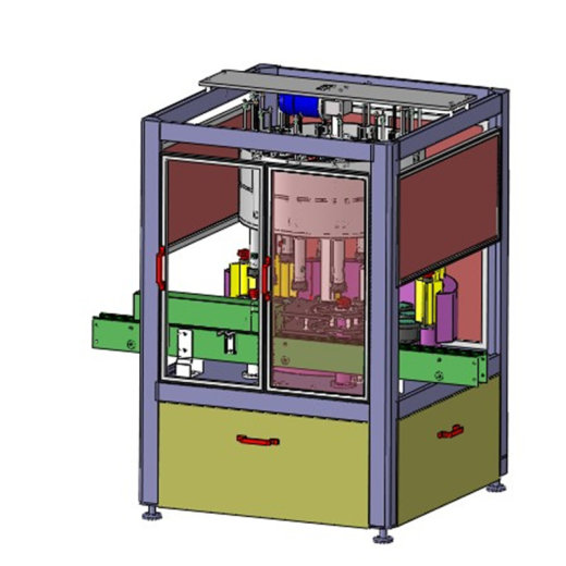 自动化内外洗瓶机3D图纸h777 K145 非标自动化设备3D图纸3D模型缩略图