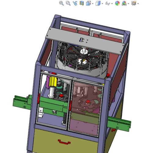 自动化内外洗瓶机3D图纸h777 K145 非标自动化设备3D图纸3D模型缩略图