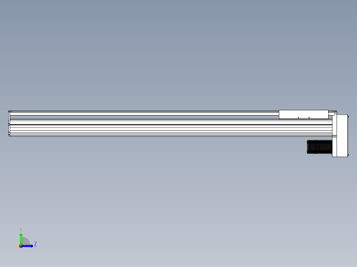 Toyo东佑达直线模组-ETH22-1200-BM-400W左视缩略图