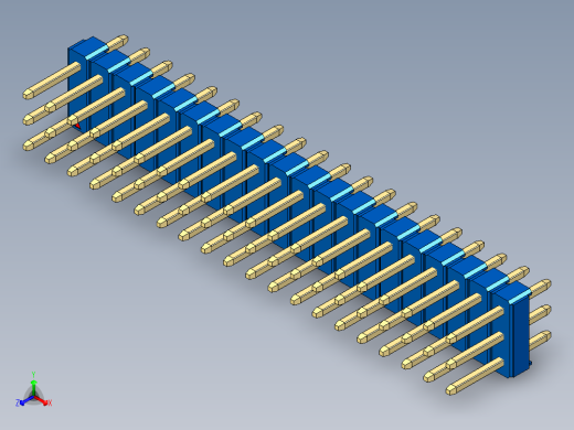 彩色公头100mil（2.54mm）系列-DS1021_blue_3x20p_100mil_Type1_rev1.0