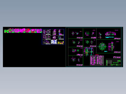 平面钢闸门施工图