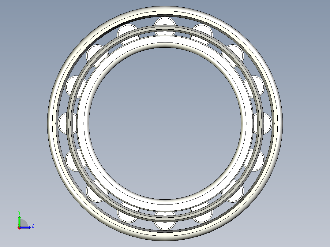 轴承-Bearing_110x170x36.stp左视图